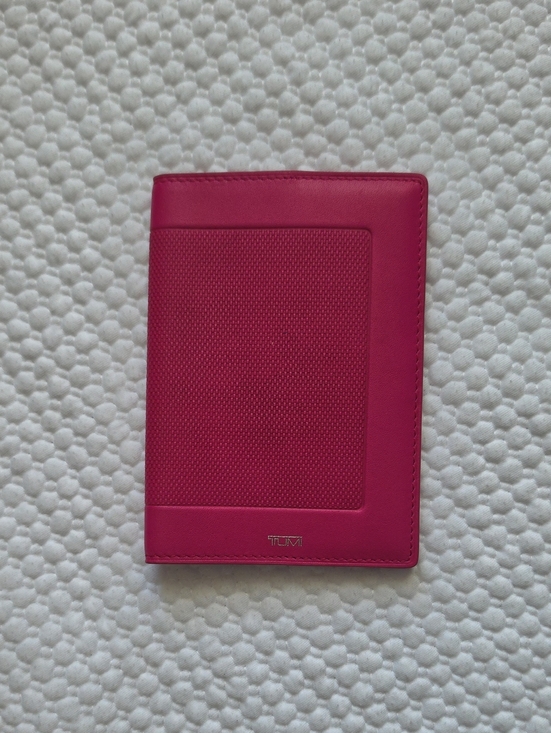 Tumi Handbags - Tumi Fuchsia Travel Passport Holder